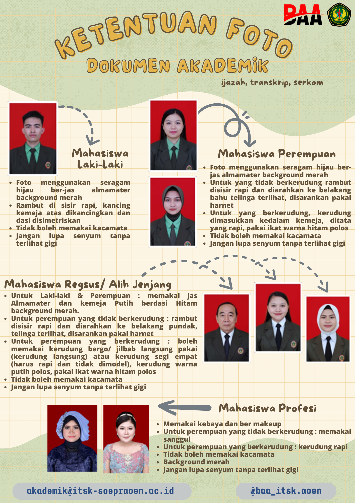Format foto untuk ijazah